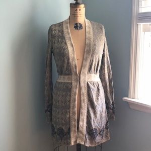 Peruvian Connection Long Cotton Cardigan